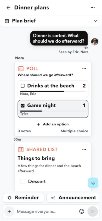 You In? polls on mobile